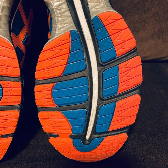 ASICS Gel-Nimbus 18 Onyx/Silver/Blue Jewel T600N-9993 Mens 11 US 45 EUR - Picture 11 of 13